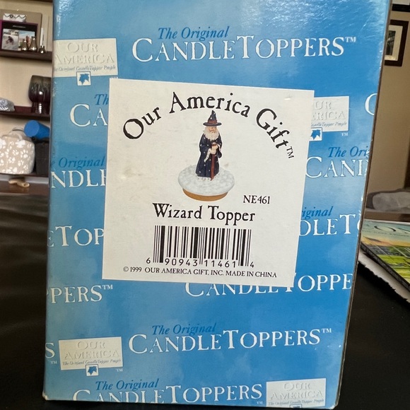 Our American Gift Vintage Wizard Candle Topper excellent detail.  Original box. - Picture 3 of 3